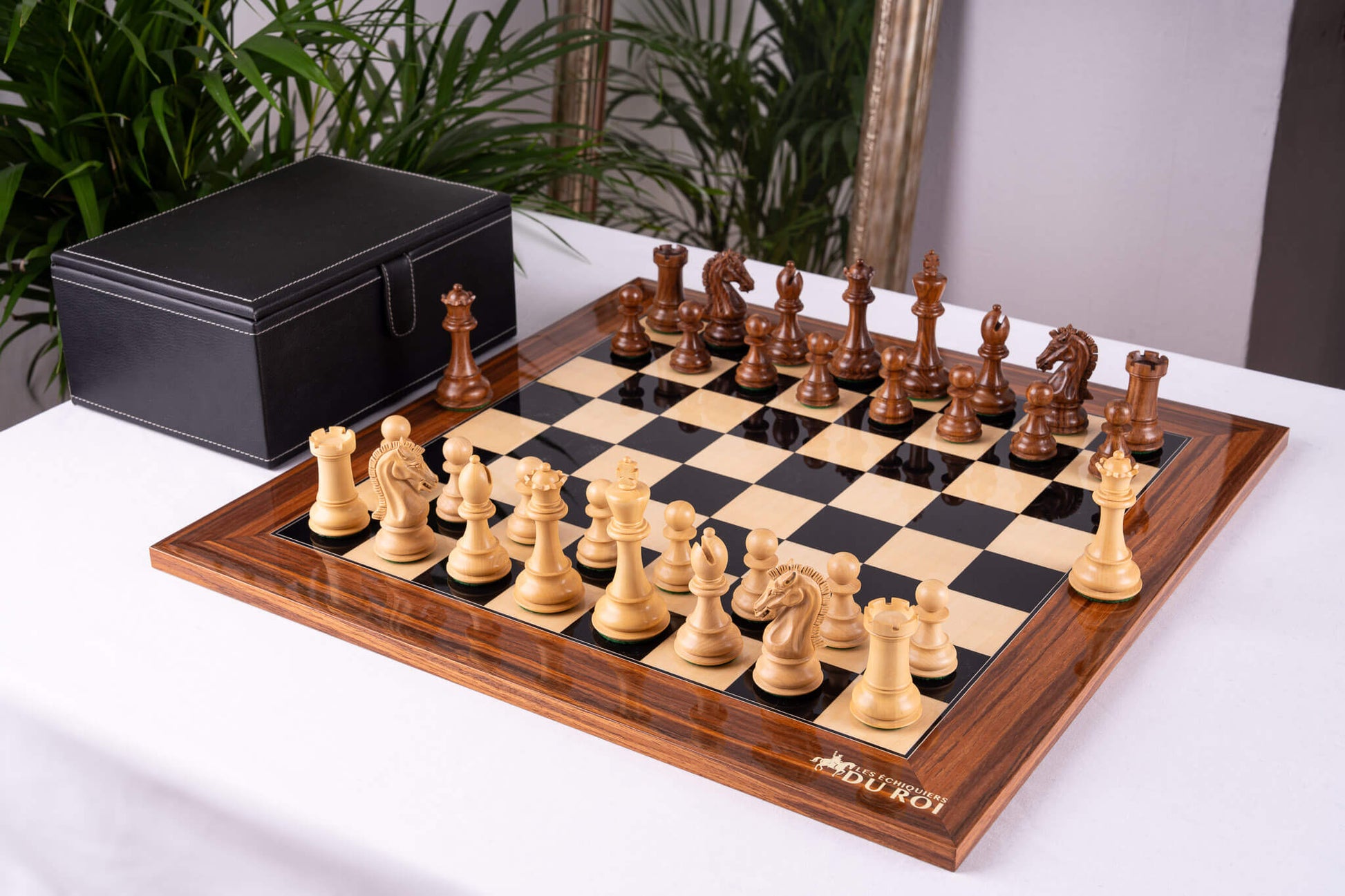 Jeu d'Échecs Impérial <br>en Palissandre et Érable