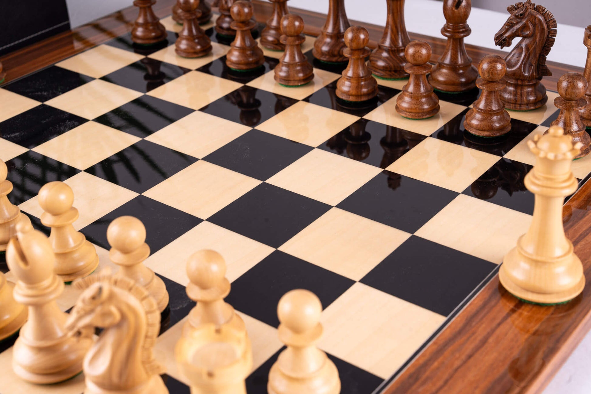 Jeu d'Échecs Impérial <br>en Palissandre et Érable