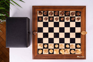 Jeu d'Échecs Impérial <br>en Palissandre et Érable