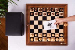 Jeu d'Échecs Impérial <br>en Palissandre et Érable