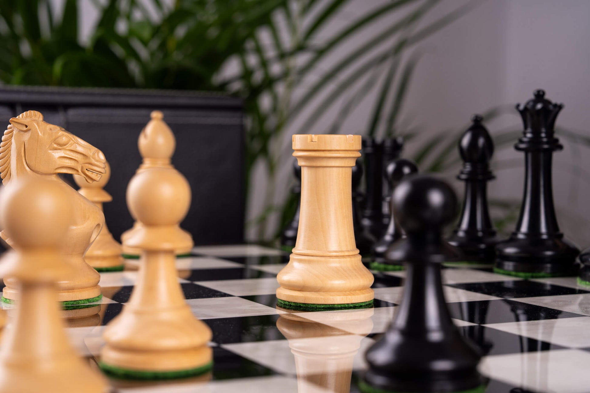 Jeu d'Échecs Éclat <br>en Bois d'Ébène