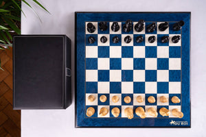 Jeu d'Échecs Renouveau <br>en Loupe de Frêne