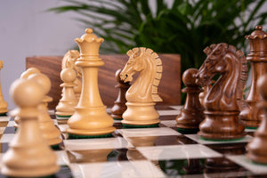 Jeu d'Échecs Couronne <br>en Bois d'Ébène