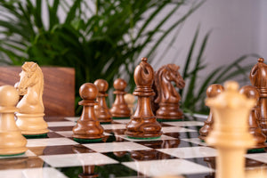 Jeu d'Échecs Couronne <br>en Bois d'Ébène