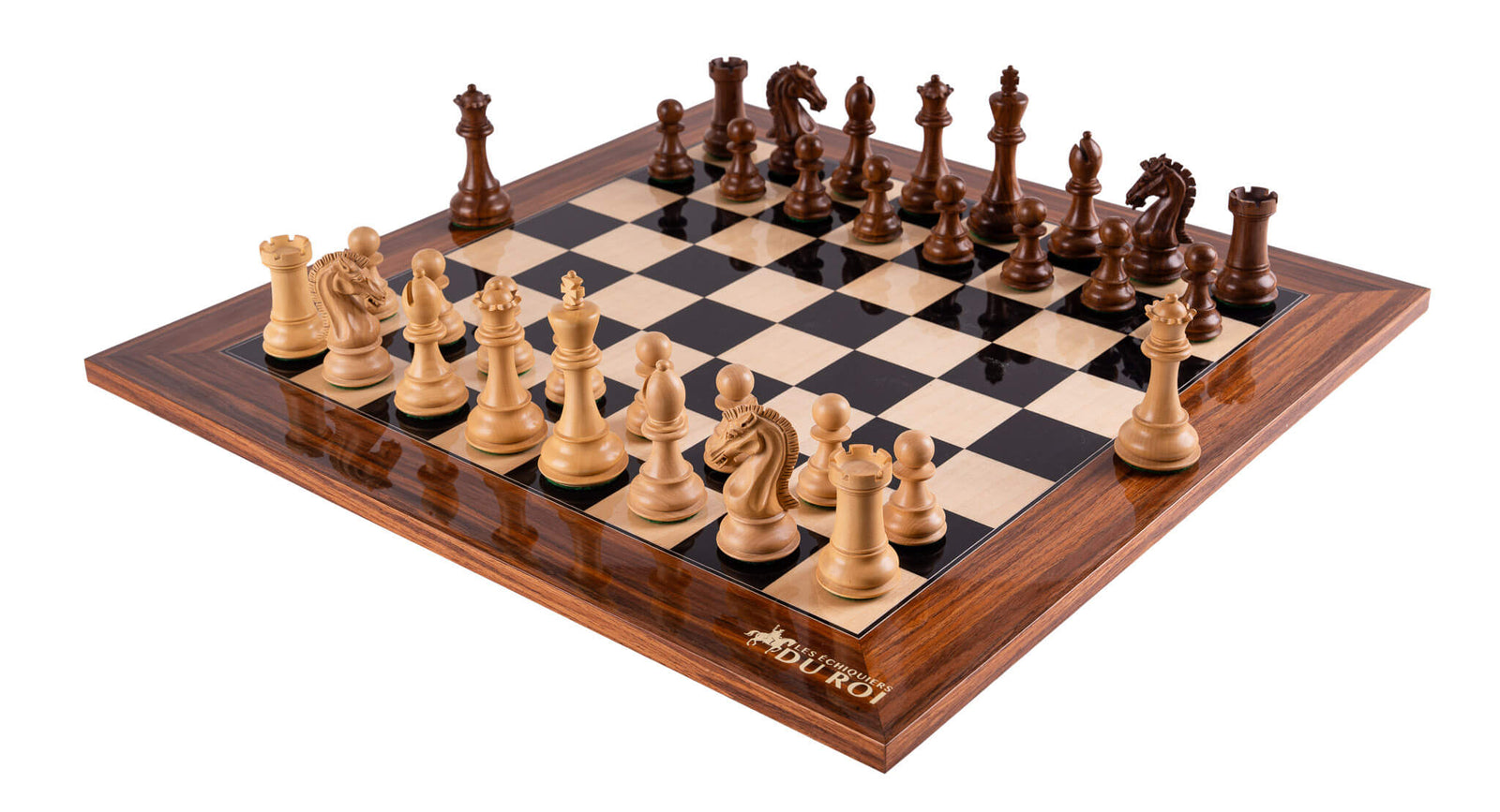 Jeu d'Échecs Impérial <br>en Palissandre et Érable