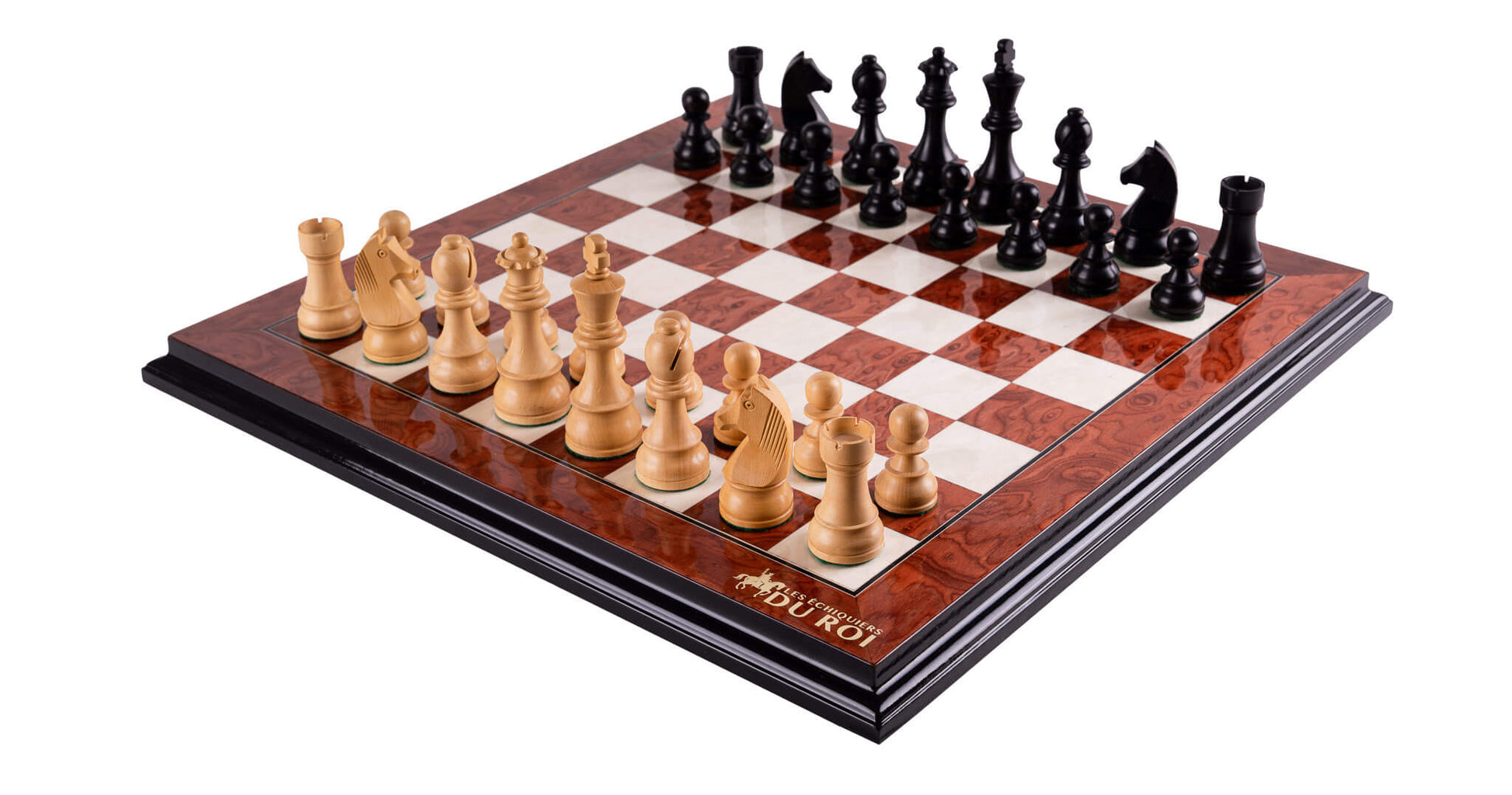 Jeu d'Échecs Vestige <br>en Loupe de Frêne