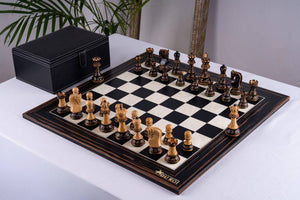Jeu d'Échecs Apogée <br>en Bois d'Ébène et Buis