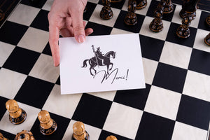 Jeu d'Échecs Apogée <br>en Bois d'Ébène et Buis