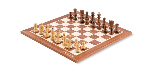 Jeu d'Échecs Solstice <br>en Bois d'Acajou
