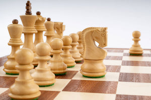 Jeu d'Échecs Solstice <br>en Bois d'Acajou