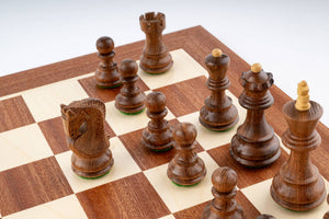 Jeu d'Échecs Solstice <br>en Bois d'Acajou