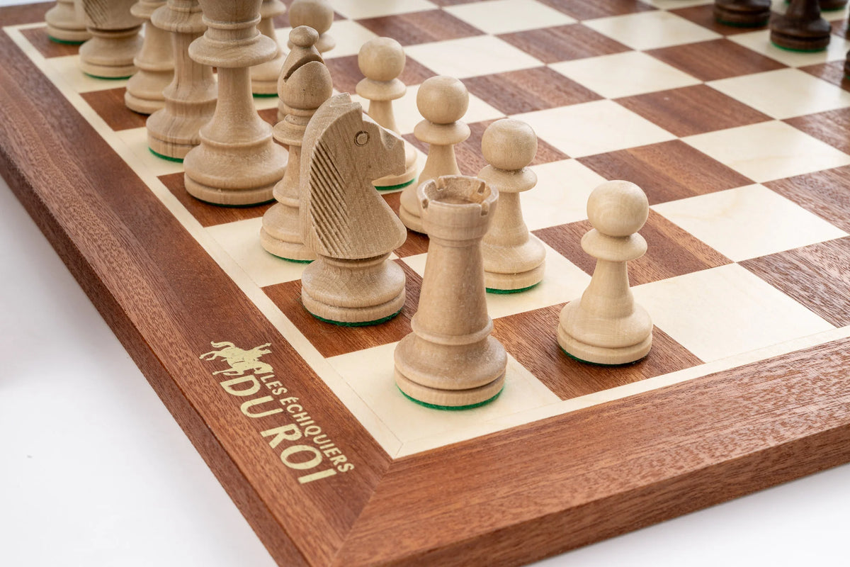 Jeu d'Échecs Altesse en Bois d'Acajou — détail 5