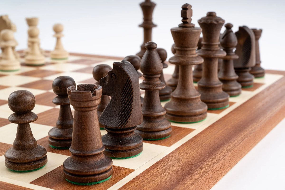 Jeu d'Échecs Altesse en Bois d'Acajou — détail 7