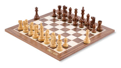 Jeu d'Échecs Style Américain <br>en Érable et Noyer