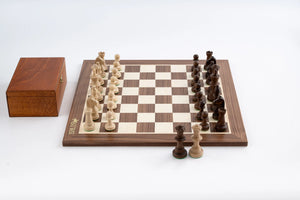 Échiquier en Bois d’Érable et de Noyer — photo 2