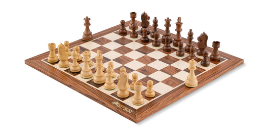 Jeu d'échecs Gloire en bois de palissandre — vue générale
