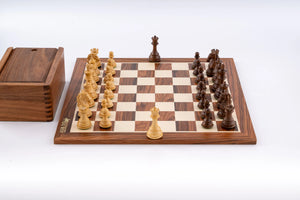 Jeu d'Échecs Raffiné en Bois de Palissandre — vue d’ensemble 1