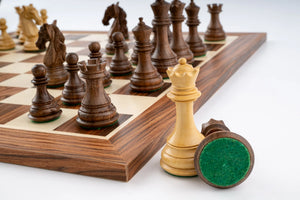 Jeu d'Échecs Raffiné en Bois de Palissandre — détail 5