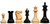 Pièces d'Échecs Staunton <br>Historiques