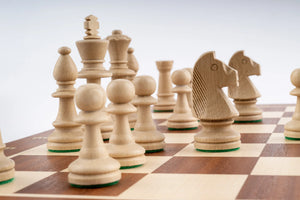 Jeu d'Échecs Victoire en Bois d'Acajou — détail 5