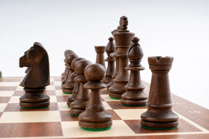 Jeu d'Échecs Victoire en Bois d'Acajou — détail 6