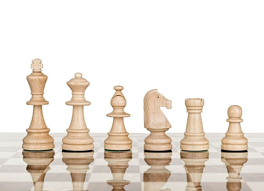 Jeu d'Échecs de Tournoi <br>Décoratif en Chêne
