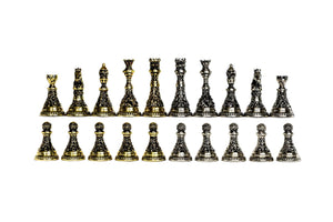 Pièces d'échecs <br>en Bronze Forgé