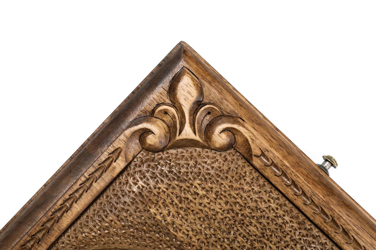 Backgammon Bois Ancien Orné