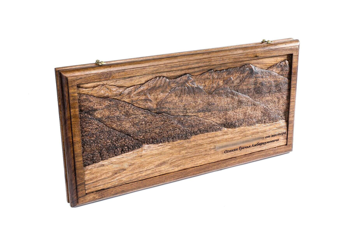 Backgammon en Bois de Luxe Noyer
