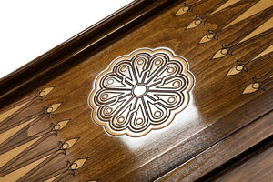 Plateau de Backgammon en Bois Marqueté Arménien