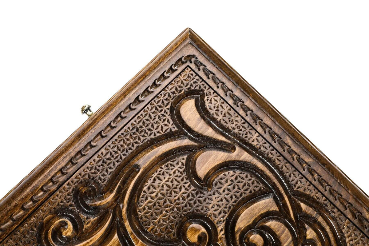 Plateau de Backgammon en Bois Marqueté Roi