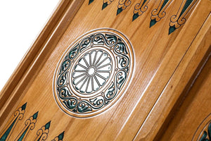 Backgammon en Bois Massif Motifs Arméniens