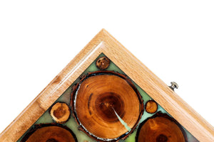 Backgammon en Bois Massif Pions Blancs