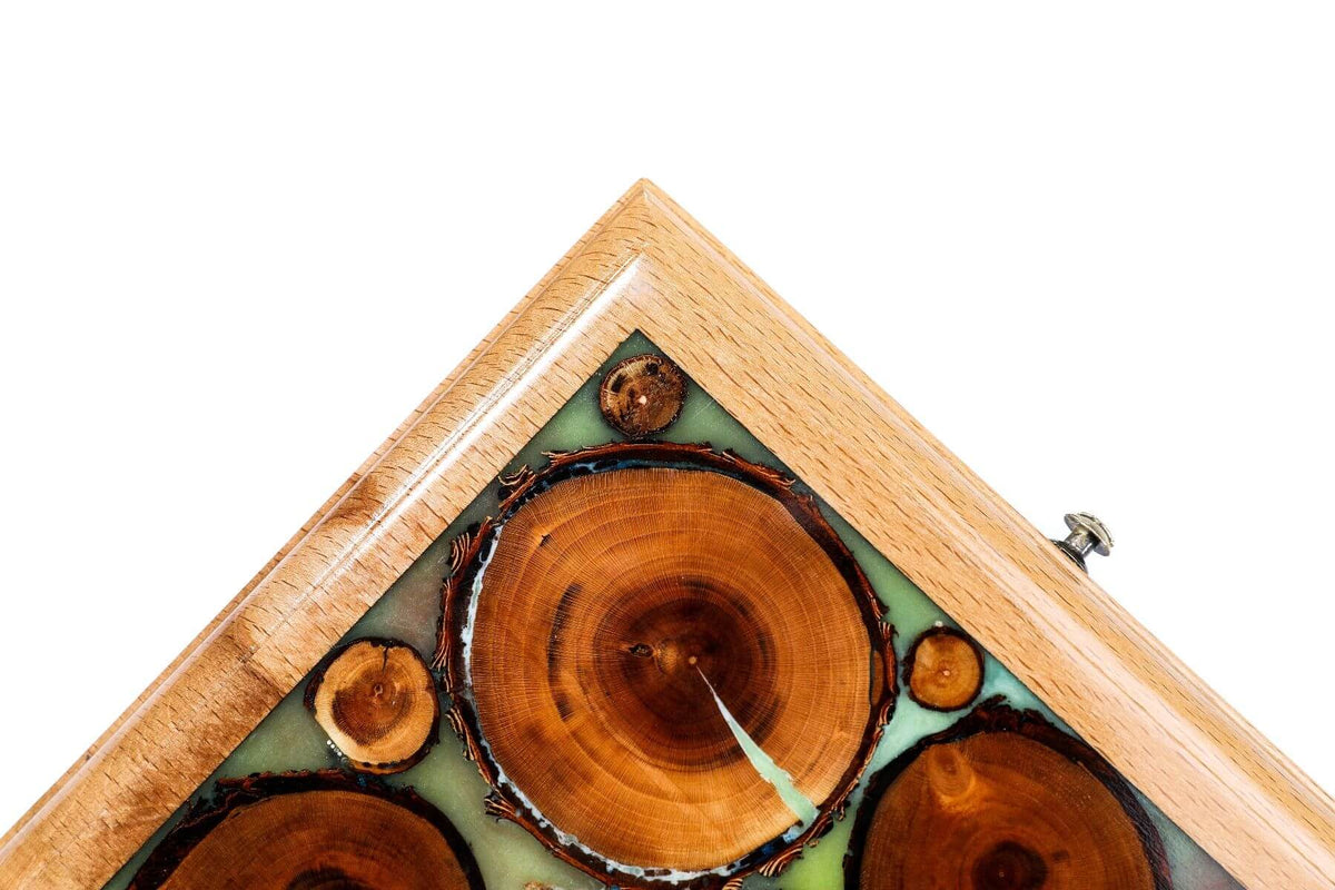 Backgammon en Bois Massif Pions Blancs