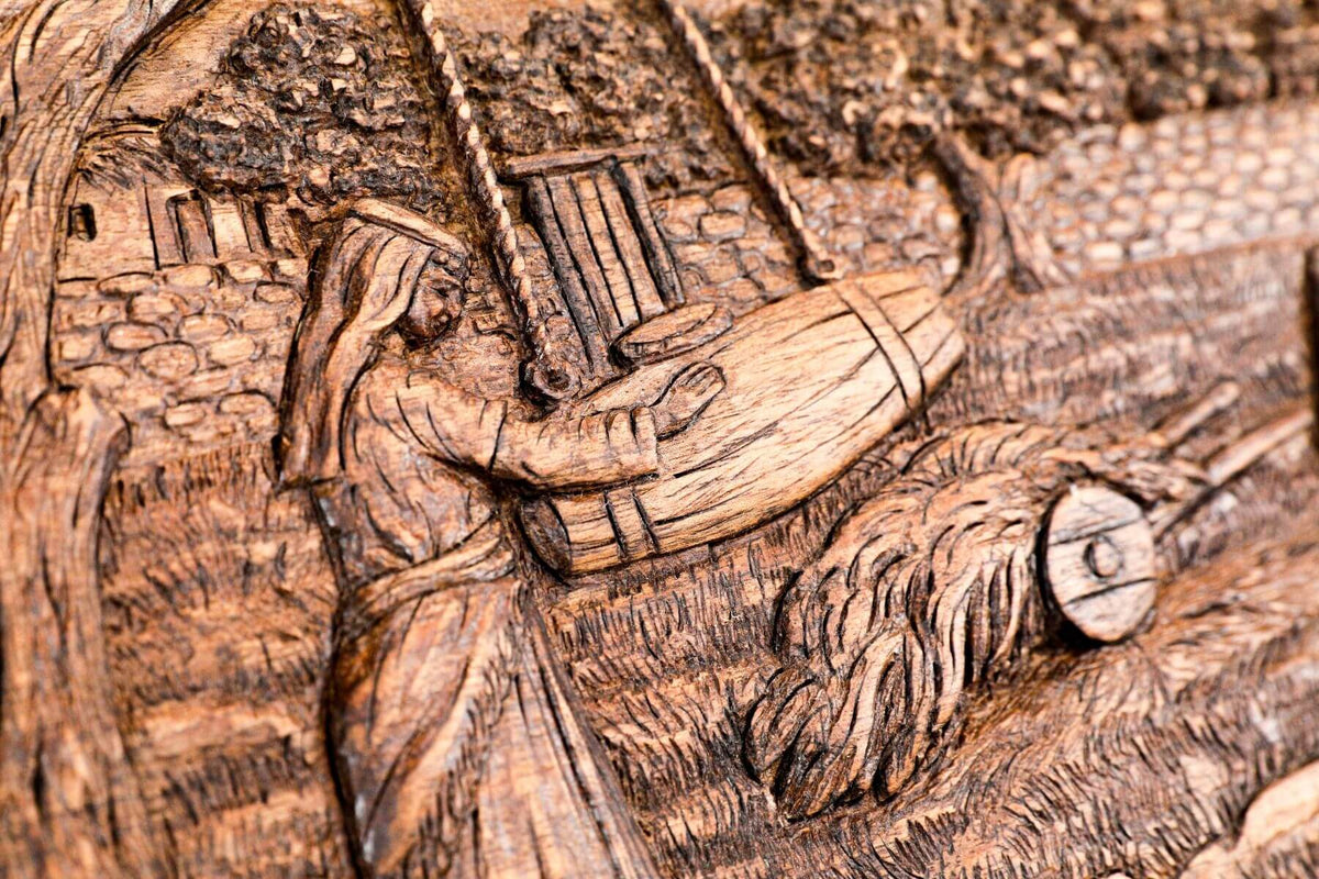 Backgammon de Voyage de Luxe en Bois de Noyer