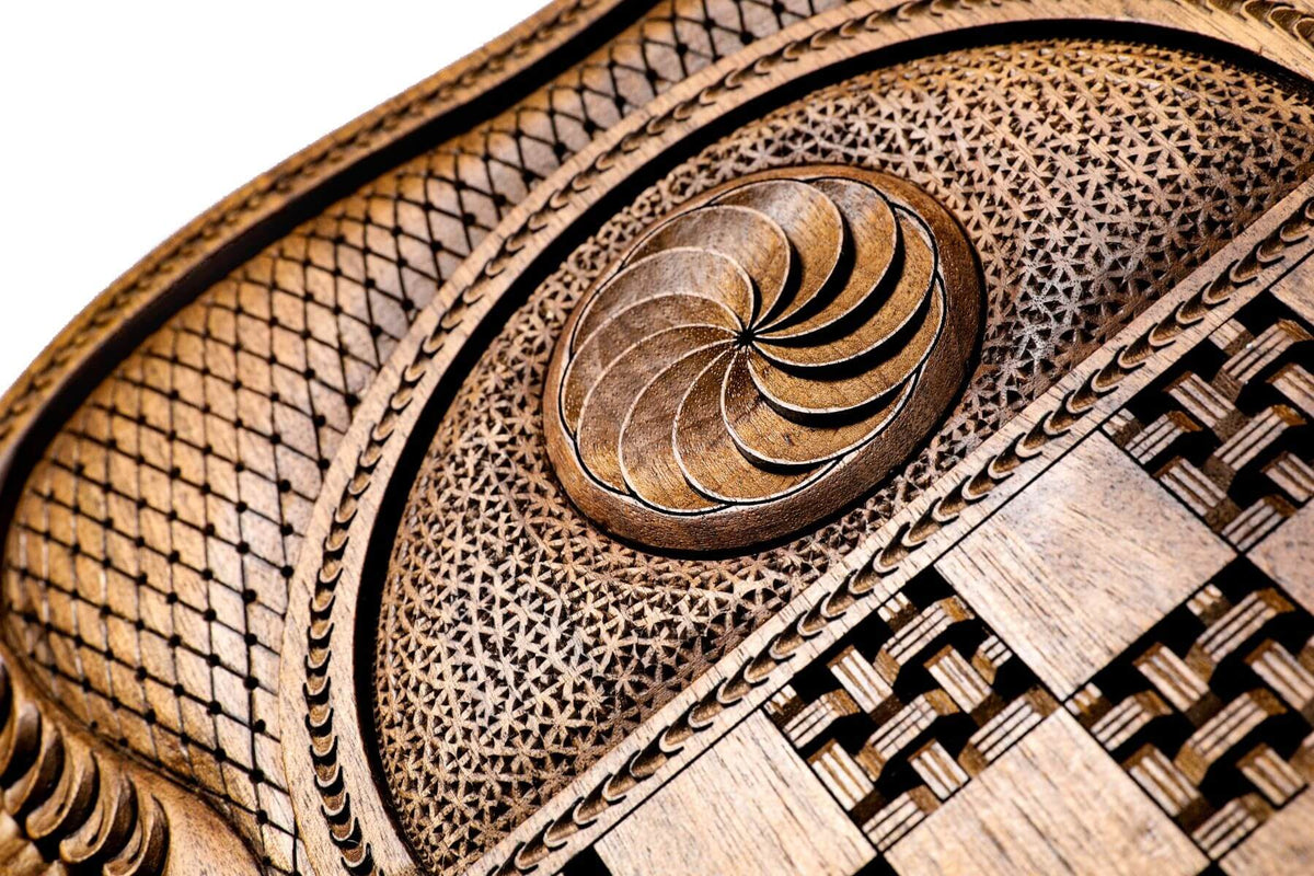 Backgammon de Voyage de Luxe Roue Eternité