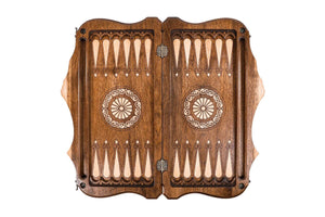 Backgammon de Voyage de Luxe Pions Noirs