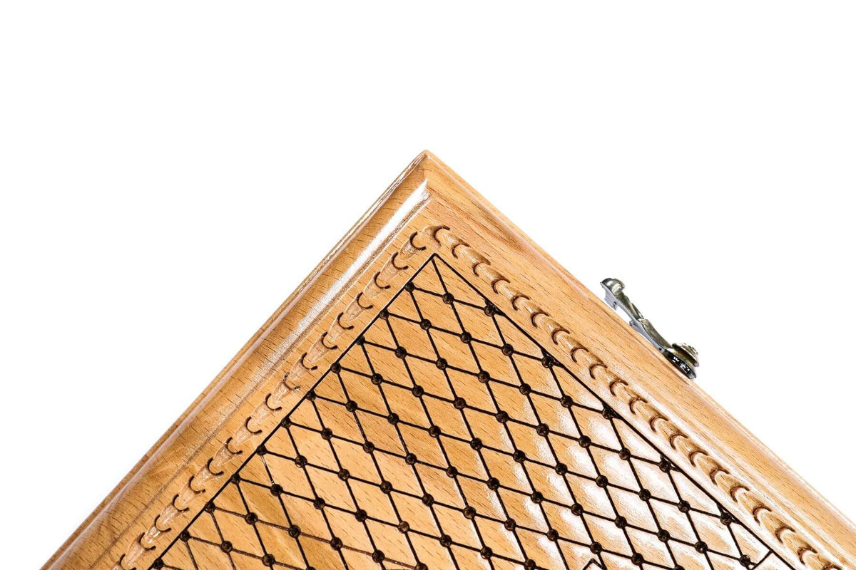 Backgammon de Grande Taille Pions Noirs