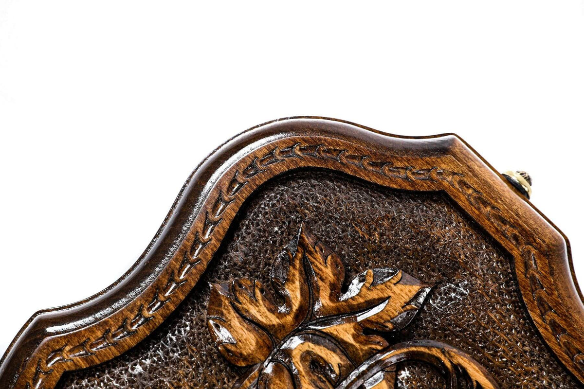 Plateau de Backgammon Haut de Gamme en Bois de Hêtre