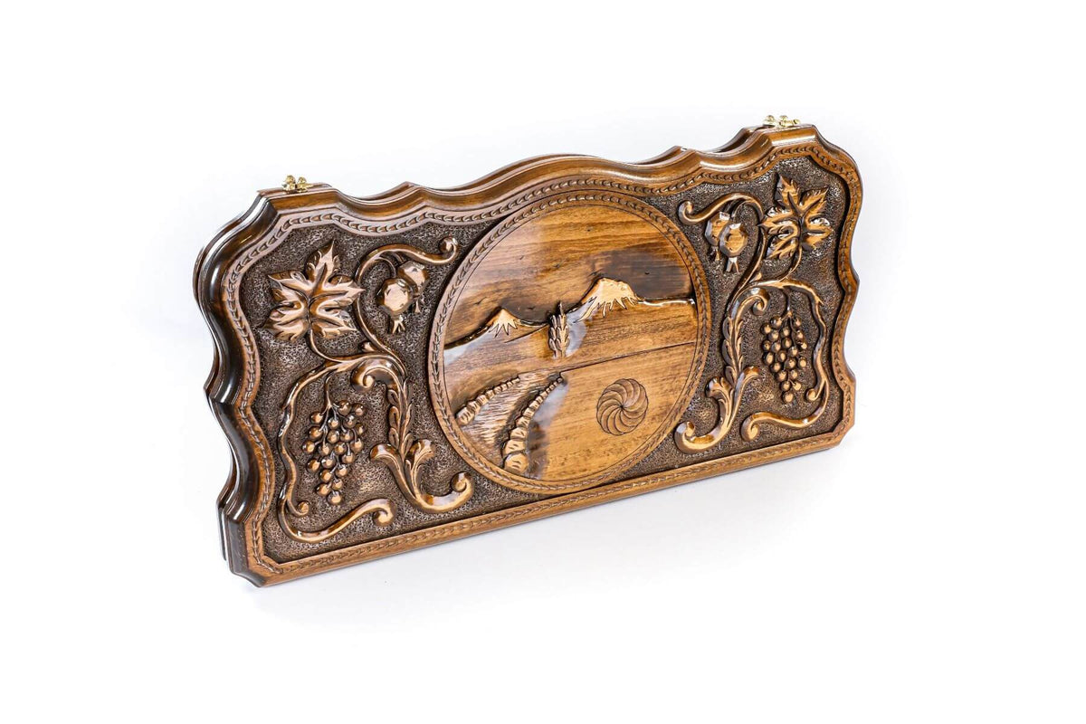 Plateau de Backgammon Haut de Gamme Montagnes