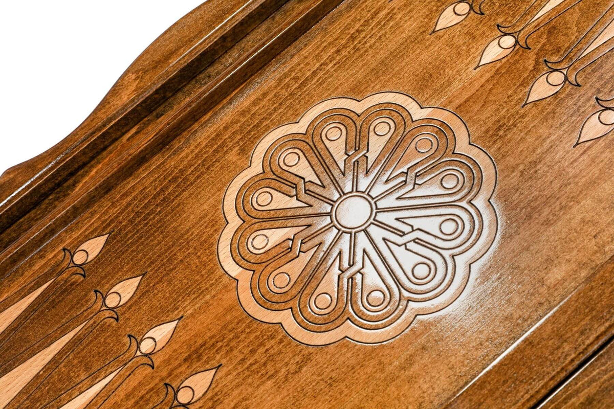 Plateau de Backgammon Haut de Gamme Portable