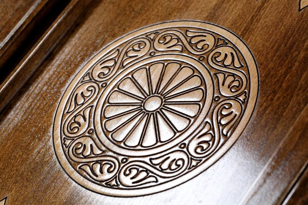 Plateau de Backgammon de Prestige Motifs Arméniens
