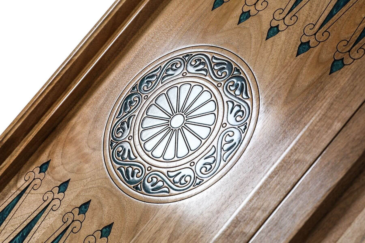 Plateau de Backgammon Professionnel Motifs Arméniens