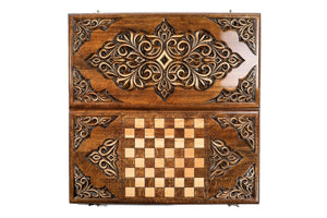 Plateau de Backgammon Rococo Classique Recto