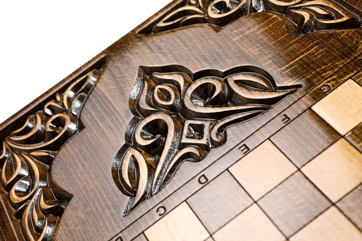 Plateau de Backgammon Rococo Classique Motifs