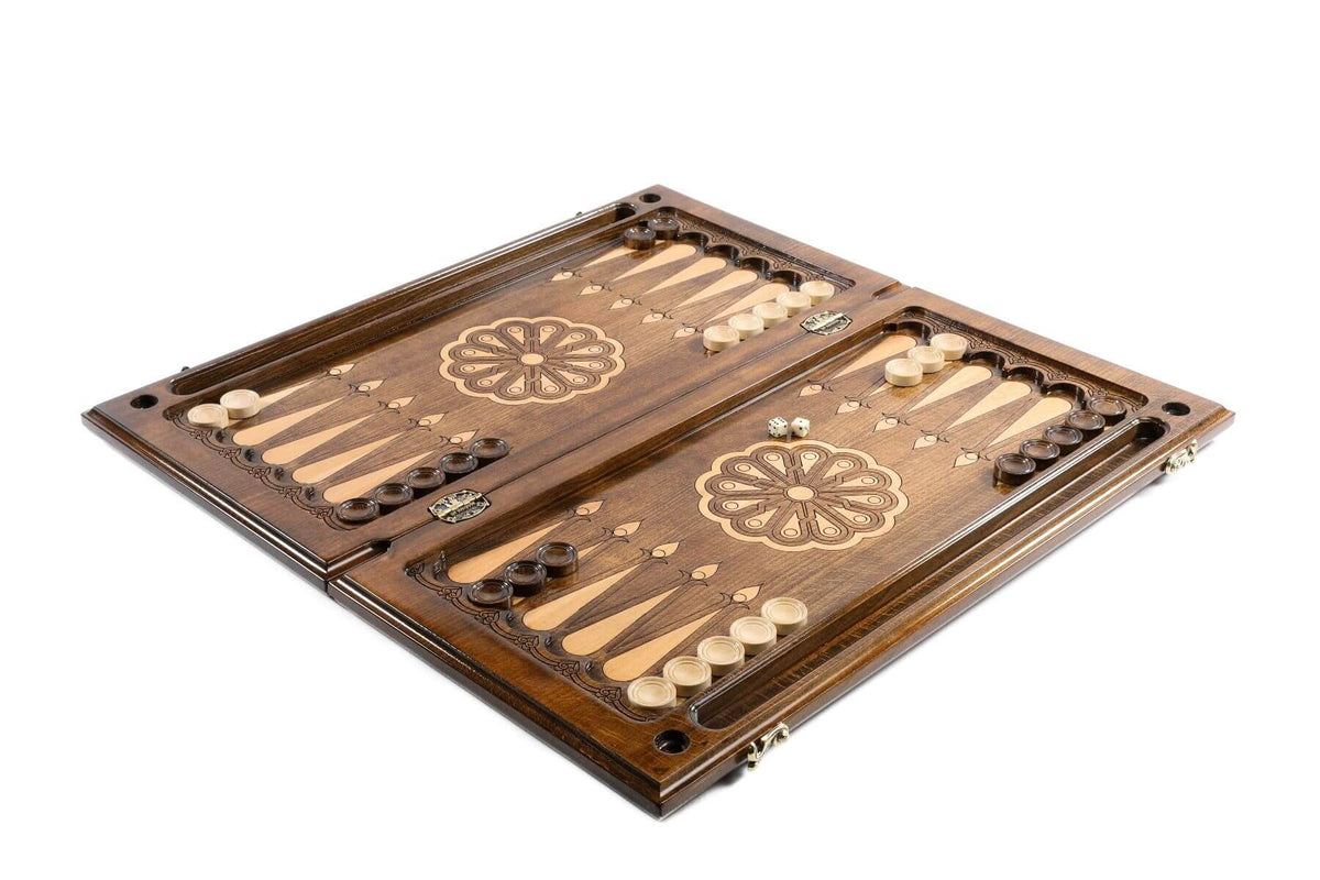 Plateau de Backgammon Rococo Classique Pliable