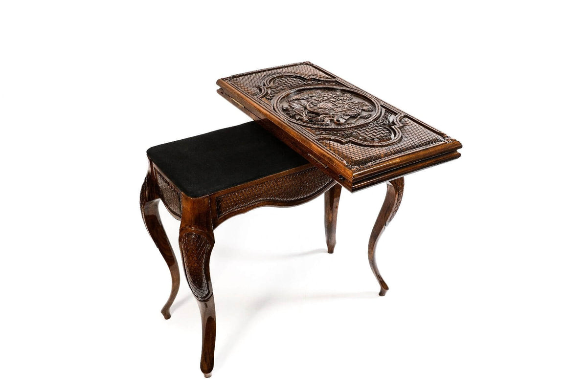 Backgammon Table en Bois de Hêtre