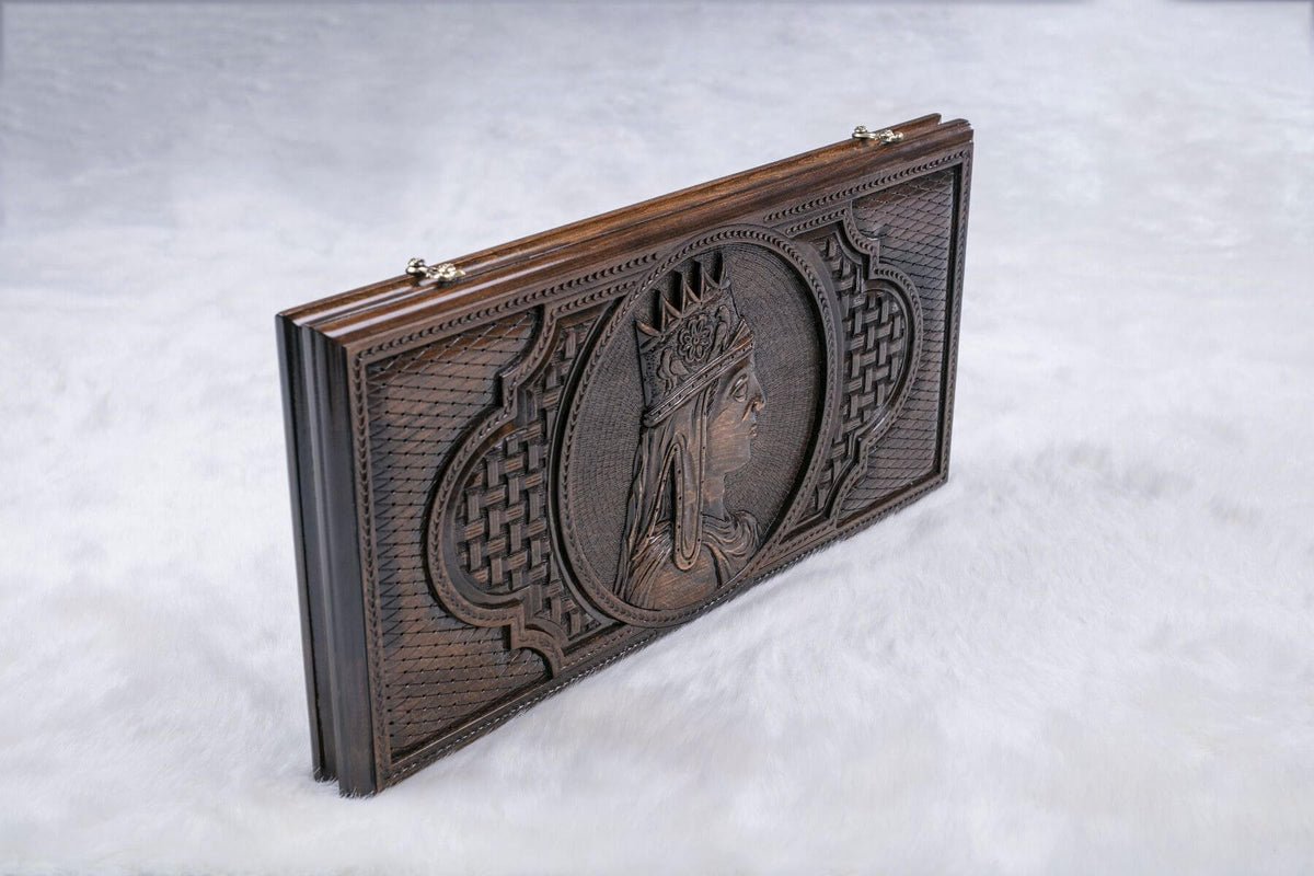 Beau Jeu de Backgammon Pions Blancs