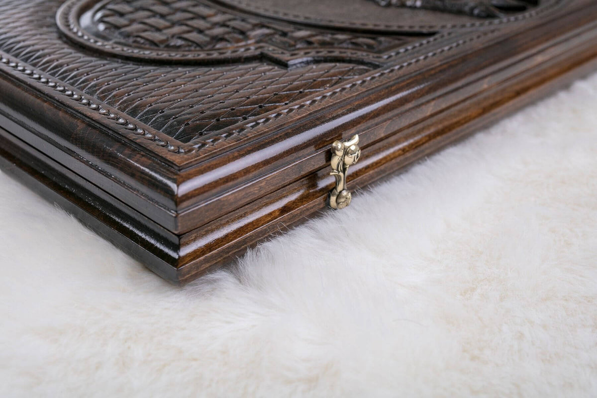 Beau Jeu de Backgammon Serrure