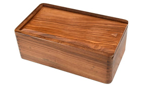 boite pour pieces d'échecs bois exotique